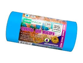 Мешки для мусора 35 л, ароматизированные, синие, в рулоне 30 шт., ПНД, 12 мкм, 640х500 мм, EXTRA, 3530661 в Качканаре Мешки для мусора 35 л, ароматизированные, синие, в рулоне 30 шт., ПНД, 12 мкм, 640х500 мм, EXTRA, 3530661 в Качканаре