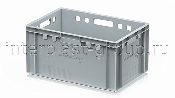 Ящик для мяса и колбасных изделий Е-3 серый в Качканаре