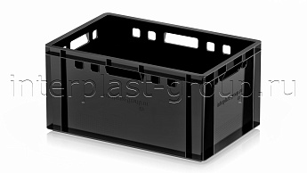 Ящик для мяса и колбасных изделий Е-3 черный в Качканаре