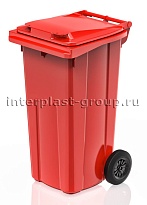 Мусорный контейнер 120 л красный 120 красный в Качканаре