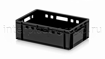 Ящик для мяса и колбасных изделий Е-2 черный в Качканаре Ящик для мяса и колбасных изделий Е-2 черный в Качканаре