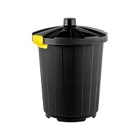 Мусорный бак с крышкой 105 л темно-серый 105 темно-серый в Качканаре