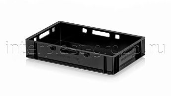 Ящик для мяса и колбасных изделий Е-1 черный в Качканаре Ящик для мяса и колбасных изделий Е-1 черный в Качканаре