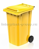 Контейнер для мусора 240 л желтый облегченный 240 желтый в Качканаре Контейнер для мусора 240 л желтый облегченный 240 желтый в Качканаре