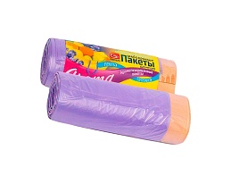 Мешки для мусора 35 л, ароматизированные, Лаванда, сиреневые, в рулоне 10 шт., ПНД, 12 мкм, 560х530 мм, GRIFON Aroma, 101-080 La в Качканаре Мешки для мусора 35 л, ароматизированные, Лаванда, сиреневые, в рулоне 10 шт., ПНД, 12 мкм, 560х530 мм, GRIFON Aroma, 101-080 La в Качканаре