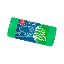 Мешки для мусора 20 л, биоразлагаемые, зеленые, в рулоне 30 шт., ПНД, 8 мкм, 500х400 мм, БИО, МБ2097 (МНБ 20-30ж) в Качканаре Мешки для мусора 20 л, биоразлагаемые, зеленые, в рулоне 30 шт., ПНД, 8 мкм, 500х400 мм, БИО, МБ2097 (МНБ 20-30ж) в Качканаре