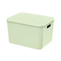 Ящик пластиковый вкладываемый светло-зеленый 410х305х245 мм в Качканаре Ящик пластиковый вкладываемый светло-зеленый 410х305х245 мм в Качканаре