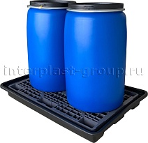 Поддон пластиковый для двух бочек в Качканаре