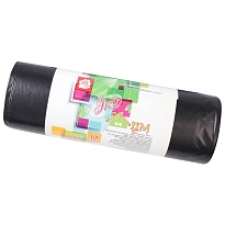 Мешки для мусора 220 л, черные, в рулоне 10 шт., ПВД, 29 мкм, 1100х830 мм, Концепция Быта ЭкоДом, 604924 в Качканаре Мешки для мусора 220 л, черные, в рулоне 10 шт., ПВД, 29 мкм, 1100х830 мм, Концепция Быта ЭкоДом, 604924 в Качканаре