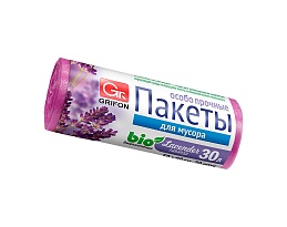 Мешки для мусора 30 л, ароматизированные, Лаванда, сиреневые, в рулоне 20 шт., ПНД, 9 мкм, 560х530 мм, GRIFON Aroma, 101-020 La в Качканаре Мешки для мусора 30 л, ароматизированные, Лаванда, сиреневые, в рулоне 20 шт., ПНД, 9 мкм, 560х530 мм, GRIFON Aroma, 101-020 La в Качканаре