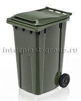 Контейнер для мусора 240 л зеленый облегченный 240 зеленый в Качканаре